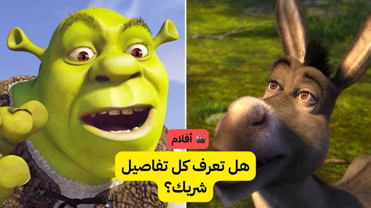 Shrek اختبار فيلم شريك: هل تعرف كل تفاصيل القصة؟ 🎬
